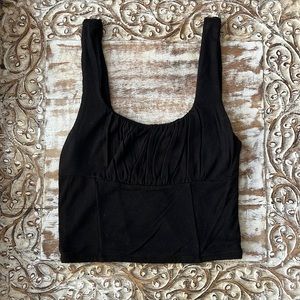 black crop top